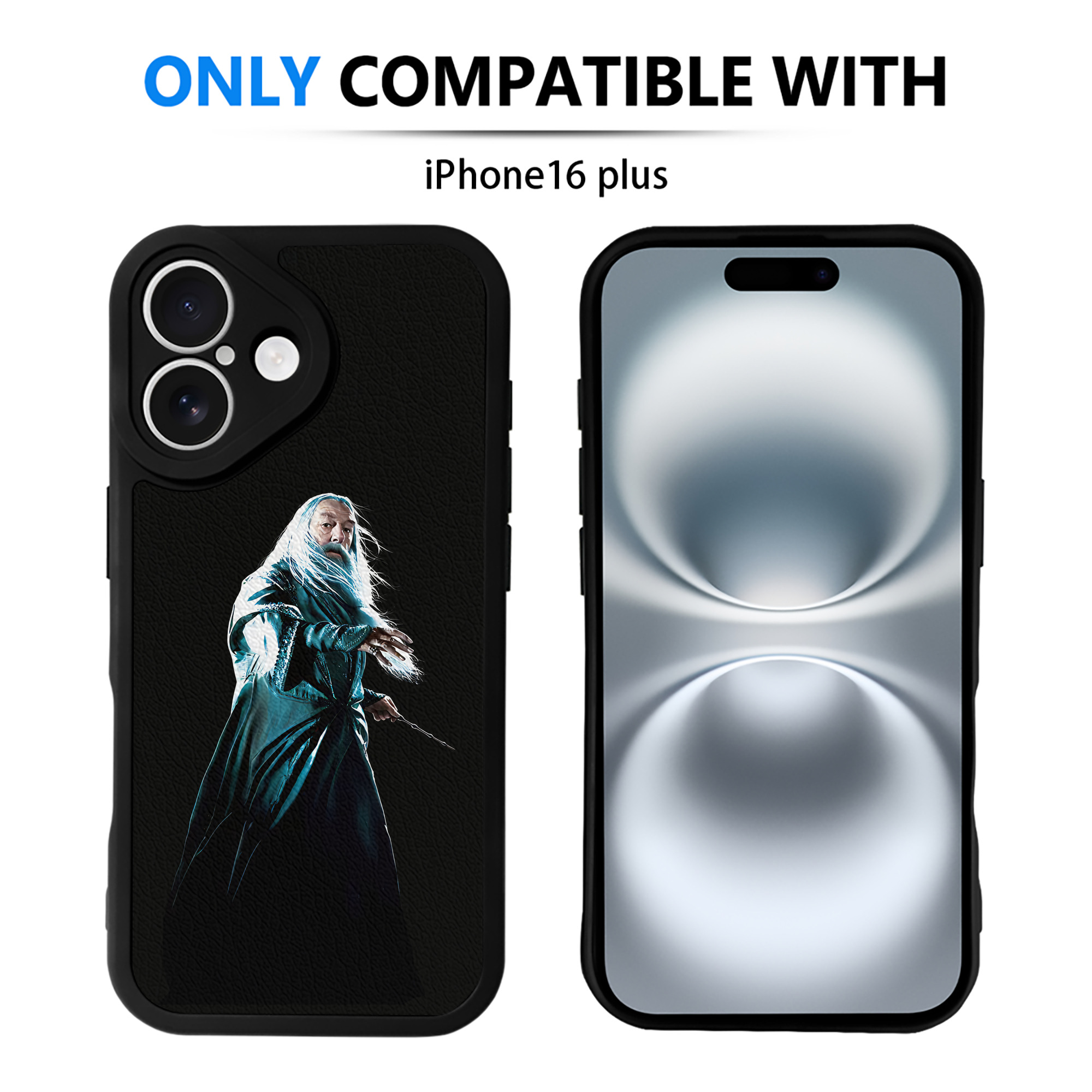 （画像用） Harry Potter ハリー・ポッターシリーズ 【iPhone 16シリーズ対応】シリコンスマホケース（レザー調） 材質：シリコン
